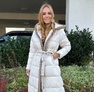 Isabell Maxi kabát ecrü – Innova Fashion – 4. kép